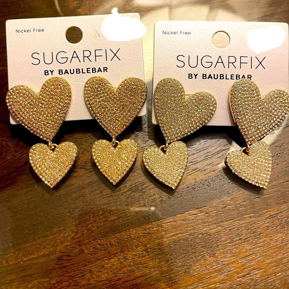 Sugarfix by Baublebar heart earrings